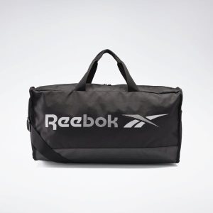 Torebki Damskie Reebok Training Essentials Grip Medium Czarne PL 82GKMFQ